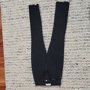 Abercrombie split hem jeans